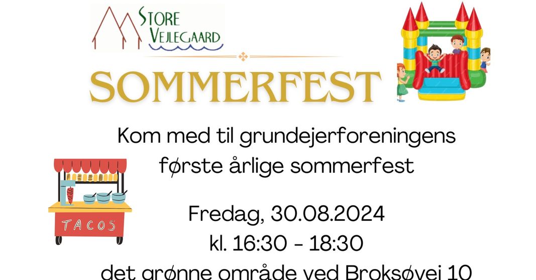 Sommerfest 30 august 2024